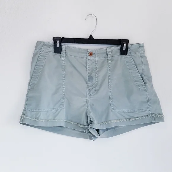 🌸 Madewell | Mint‎ Garment Dyed Cutoff Cotton Shorts 28 - Picture 5 of 13